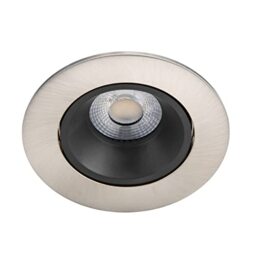 Philips LED Abrosa Bathroom Spotlight 4000K 9W IP44 [Cool White - Nickel] For Indoor Lighting, Bathroom and Kitchen