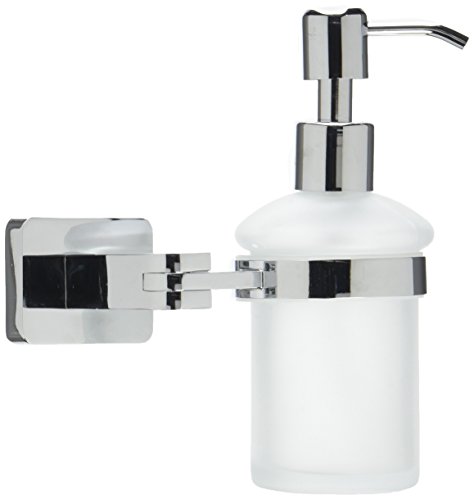 "MSV ""Bari Brass Soap Dispenser, Silver"