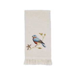 Avanti Linens - Fingertip Towel, Soft & Absorbent, Nature Isnpired Bathroom Decor (Gilded Birds Collection)