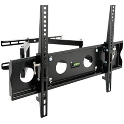 MOOL Slim TV Wall Bracket for 32-60 Inches LCD/LED and Plasma TV with Super Strength Load Capacity upto 50 kg and 10 Degree Down Tilt Mechanism - Black