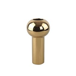 Cooee Design - Vase, flower vase - Pillar - Ceramic - Gold - Height 24 cm.