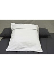 HomeMaison Pillowcase, Cotton, White, 64x64 cm