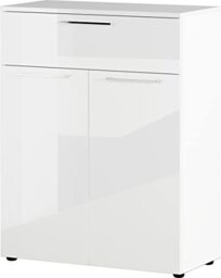 Germania Chest of drawers 3578-84 GW-Sunnyvale, in white, high-gloss front and top panel, 84 x 107 x 40 cm (WxHxD)