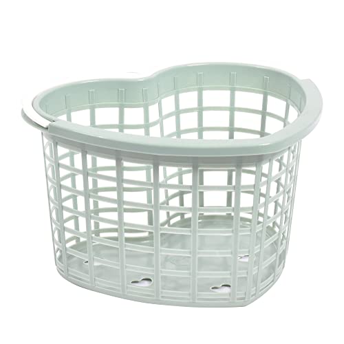 Plastic Heart Money Basket - Green
