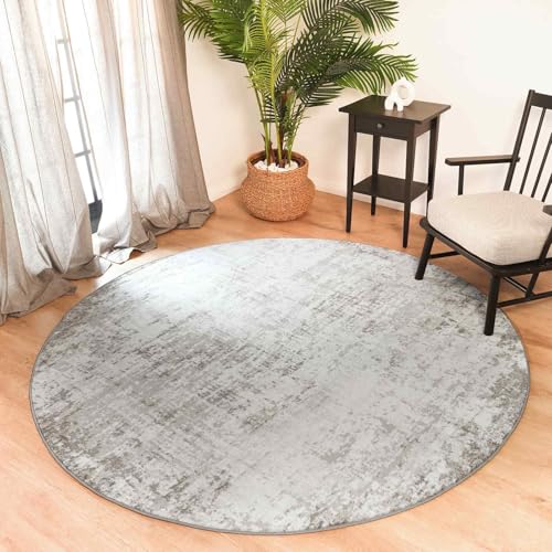 Livabliss Utrecht Abstract Rug - Area Rugs Living Room 160 cm, Dining Room, Lounge, Kitchen, Bedroom - Modern Marble Large Rug, Soft Luxurious Easy Care Medium Pile, Brown, Grey, Off-White