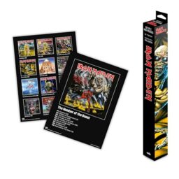 Grupo Erik Poster Iron Maiden - Set of 2 Mini Posters 15 x 20.5 inches / 38 x 52 cm - Art Poster Shipped Rolled Up In A Protective Box - Iron Maiden Gifts