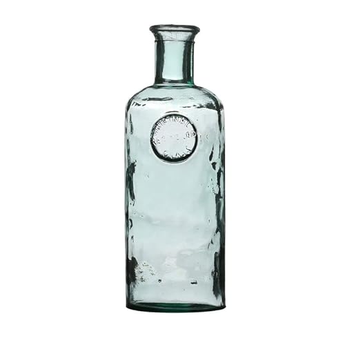 NATURAL LIVING Adele 4L Recycled Glass Bottle Vase Diameter 13 cm x Height 45 cm