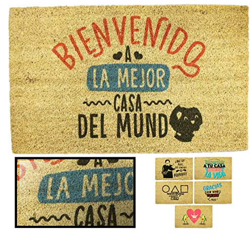 LucaHome Entrance Door Mats Outdoor 40 x 70 cm Non Slip Doormat
