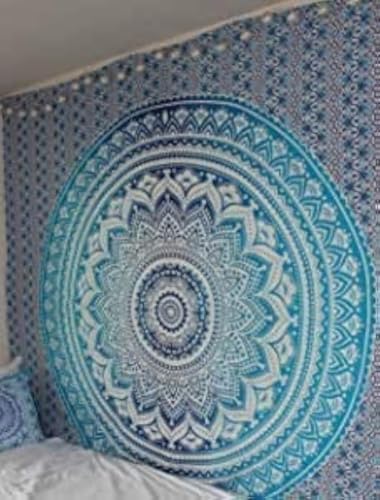 Popular Handicrafts Hippie Mandala Wall Tapestry - Boho Ombre Wall Hanging for Home Decor