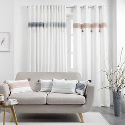 Douceur d'Intérieur Curtain, Amaya Pink, 140 x 240 cm