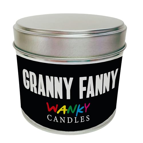 WANKY CANDLES Rude/Funny/Offensive/Humour/Novelty - Granny Fanny Red