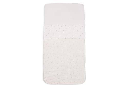 Jollein Harvest Children's Bed Bed Sheet, 120 x 150 cm, 100% Cotton, Oeko-Tex Certified, Linen Look