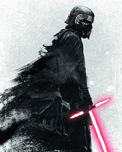 Komar Wall Picture Star Wars EP9 Kylo Vader Shadow Children's Room Decoration Art Print Without Frame Available in 3 Sizes, Colourful, WB173-40x50