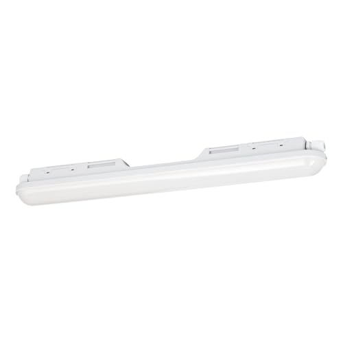 Eglo LED Ceiling lamp Pro LED-E, Through-Wiring Possible, 2500 Lumens, Basement and Garage Lighting, Tube Light Fixture, Damp-Proof luminaire, 54 cm, Neutral White, IP65
