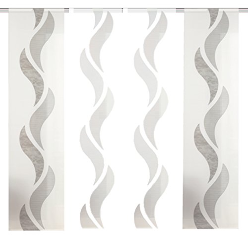 Home Fashion 094972 4007 Shaft Set Brown Fabric Panel Blind 245 x 60 cm