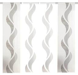 Home Fashion 094972 4007 Shaft Set Brown Fabric Panel Blind 245 x 60 cm