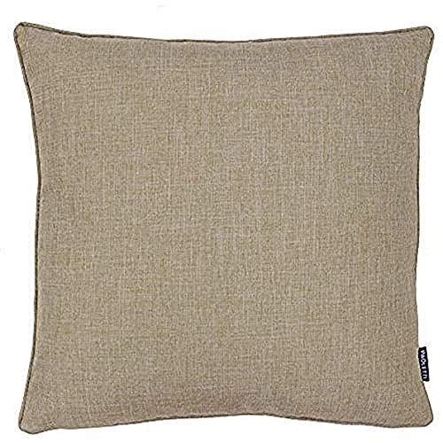 "Riva Home Eclipse Polyester Filled Cushion, Natural, 45 x 45cm (18"" x 18"")"