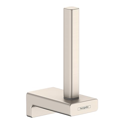 Hansgrohe AddStoris Toilet Paper Holder in Brushed Nickel, 41756820