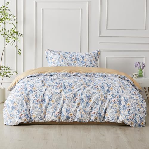 SAPHREAS 2pcs Duvet Cover Set SA0424265T 100% Cotton Twin Size