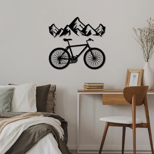 Stylish Black Decorative Metal Wall Accessory, 70 x 26 cm & 70 x 38 cm, 100% Metal, 1.5 mm Thick, Easy Wall Mounting, Perfect for Home Decor