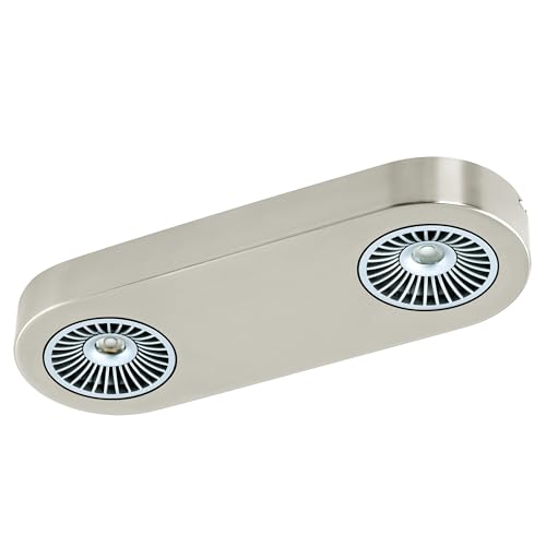 EGLO LED ceiling lamp Montale, ceiling spotlight, steel