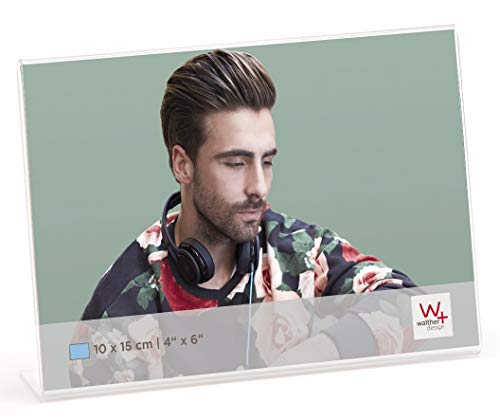 walther Design Picture Frame 9 x 13 cm Art Glass Landscape Portrait Frame ASQ9013