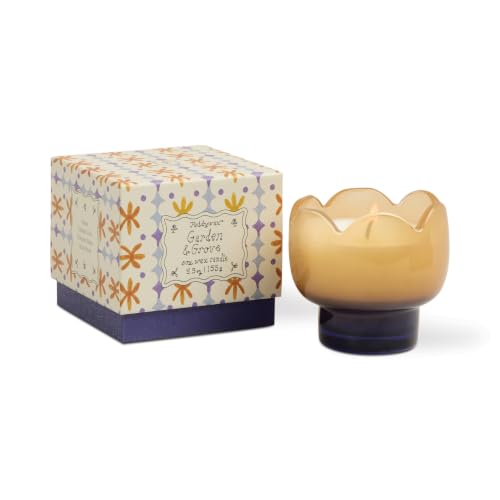 Paddywax Tulip Scented Candle - Garden & Grove - 155g - Shaped Glass Vessel