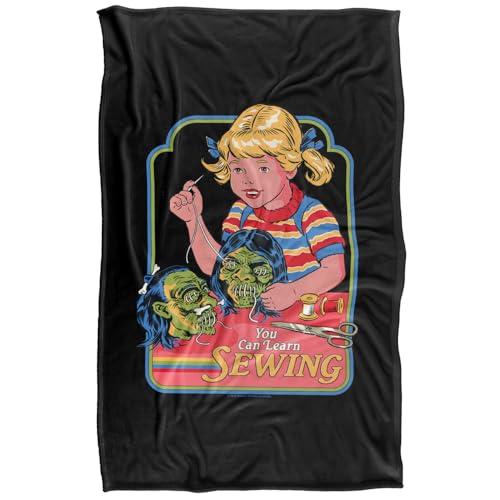 Steven Rhodes You Can Learn Sewing Silky Touch Super Soft Throw Blanket 91 X 147 Cm