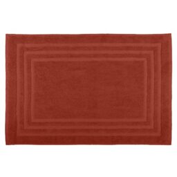 Stof Lovely Casa - Bath Mat - Size 45 x 70 cm - 100% Organic Cotton - Terracotta - Lagoon Model - Soft and Comfortable - Ideal for Bathroom