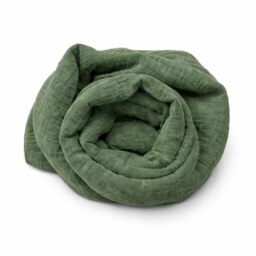 100% Cotton Gauze Fitted Sheet, 140 x 190 x 30 cm, Khaki