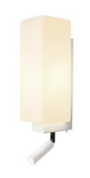 SLV QUADRASS SPOT Wall-Mounted Light/Wall Lighting Inside, LED spot, Surface-Mounted Light, Wall-Mounted Light, Wall Spotlight / E27 3000K 2W 200lm White 25 Degrees