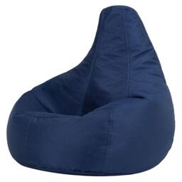 Bean Bag Bazaar Gaming Kids Bean Bag with Filling Included, Blue - Made in the UK, Kids Beanbag, Comfy Chair, Durable Water-Resistant Fabric, Gifts for Kids, For Bedroom or Garden