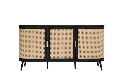 Birlea Noah 3 Door Sideboard Black