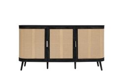 Birlea Noah 3 Door Sideboard Black