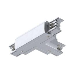 Paulmann ProRail3 91377 Rail System Connector T-Piece Right 167.5 x 101 mm Max. 3,680 W Silver Rail Systems Ceiling Rail Metal/Plastic