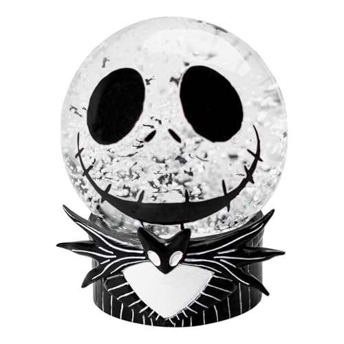 Disney Nightmare Before Christmas Snow Globe - Figure, Christmas Decoration - Crystal Ball and Resin Base, Official Merchandise