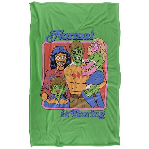 Steven Rhodes Normal Is Boring Silky Touch Super Soft Throw Blanket 91 X 147 Cm