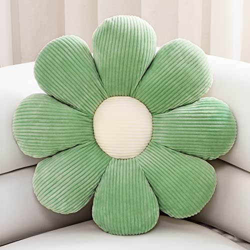 ZAKUN AONELAS Flower- Shaped Throw Pillow, Daisy Pillow Flower Cushion, Aesthetic Daisy Flower Pillow Cute Flower Seating Cushion, Flower Room Décor Pillows for Sofa Couch Bed
