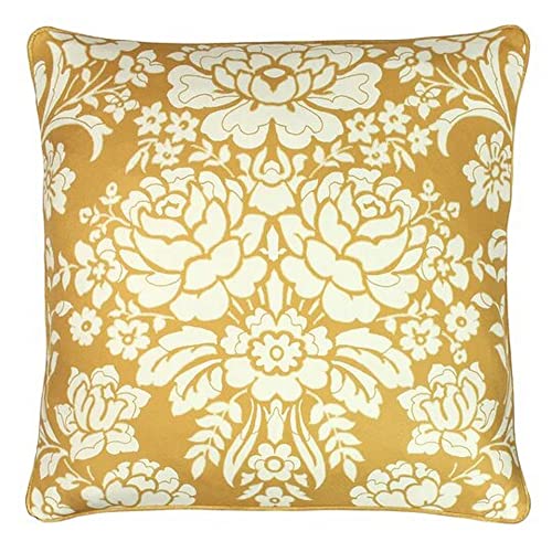 Paoletti Melrose Cushion Cover, Honey, 50 x 50cm