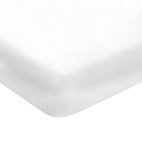 Homemania Two Corners – Double, Solid Colour – Fitted Sheet – for Bed – with White Cotton Pillowcase, 170 x 200 cm