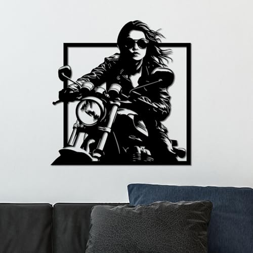 Stylish Black Decorative Metal Wall Accessory, 52 x 54 cm, 100% Metal, 1.5 mm Thickness, Perfect for Modern Home Decor & Art Display