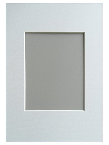 walther design PA051WD Passe-Partout, Pack of 2, Snow White, Frame Size 40 x 50 cm, Picture Size 30 x 40 cm