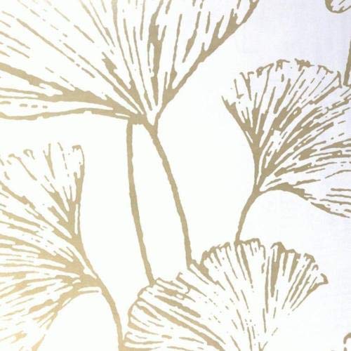 A-Street Prints Reverie Ginkgo Wallpaper, Gold, 20.5-Inch x 33 ft
