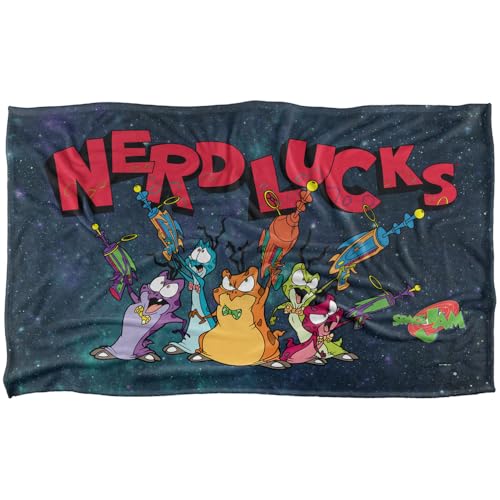 Space Jam Nerdlucks Silky Touch Super Soft Throw Blanket 91 x 147 Cm