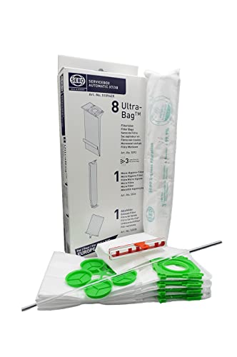 SEBO Service Box, 51094ER for X7 & X8 models - Includes 8 Vacuum Bags, 1 Micro Filter, 1 Exhaust Filter & 1 Sealing Strip