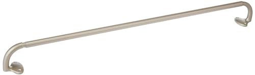 Amazon Basics Extendable Window Curtain Pole for Eyelet Curtains, 22 mm Diameter, 71 to 122 cm, Nickel
