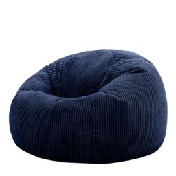 icon Kingston Cord Bean Bag with Filling Included, Blue