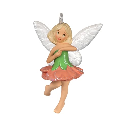"Hallmark Keepsake 1.12"" Miniature Christmas Ornament 2024, Mini Cute Carnation Fairy, Gift for Her"