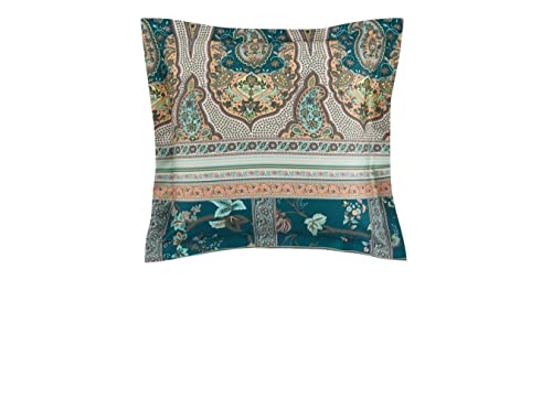 Bassetti Genova V1 9324348 Cushion Cover 100% Mako Satin 65 cm x 65 cm Green