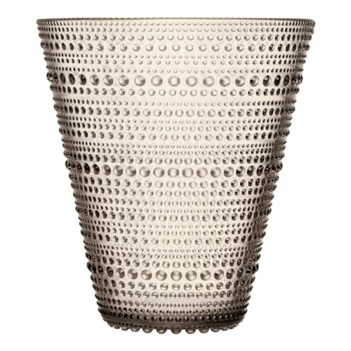 Iittala Kastehelmi 1051614 Vase 154 mm Linen Glass